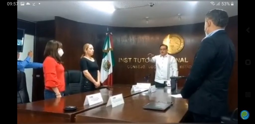 Video desde Puebla: Toma protesta el nuevo vocal ejecutivo del INE