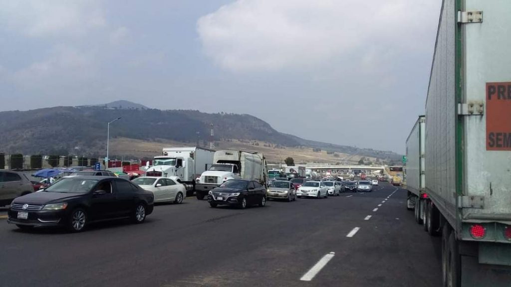 Muy lento tránsito en la México Tuxpan