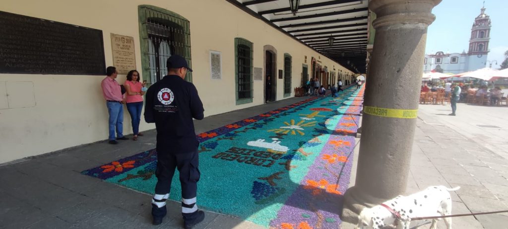 Saldo blanco en celebraciones de semana santa en San Pedro Cholula