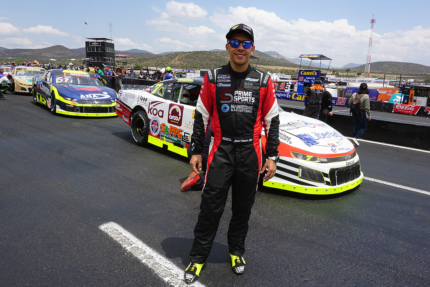 Xavi Razo es sublíder en el campeonato de pilotos NASCAR México