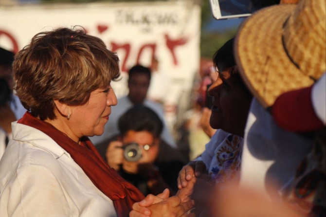 Propone Delfina Gómez combatir tráfico ilegal de agua