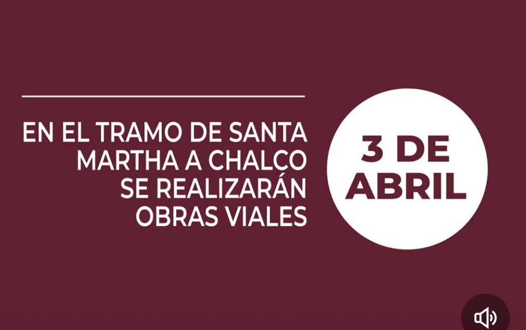 Este 3 de abril se cerraron tramos de la autopista México – Puebla 