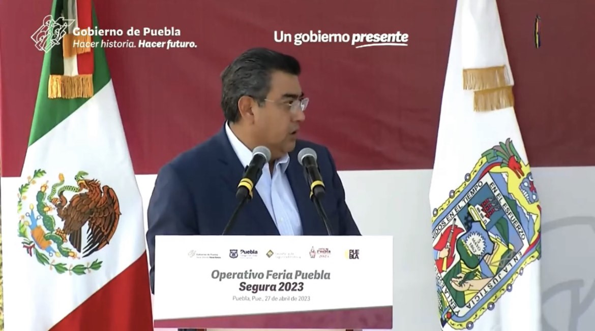 Dan el banderazo de salida al operativo “Feria de Puebla Segura 2023”.