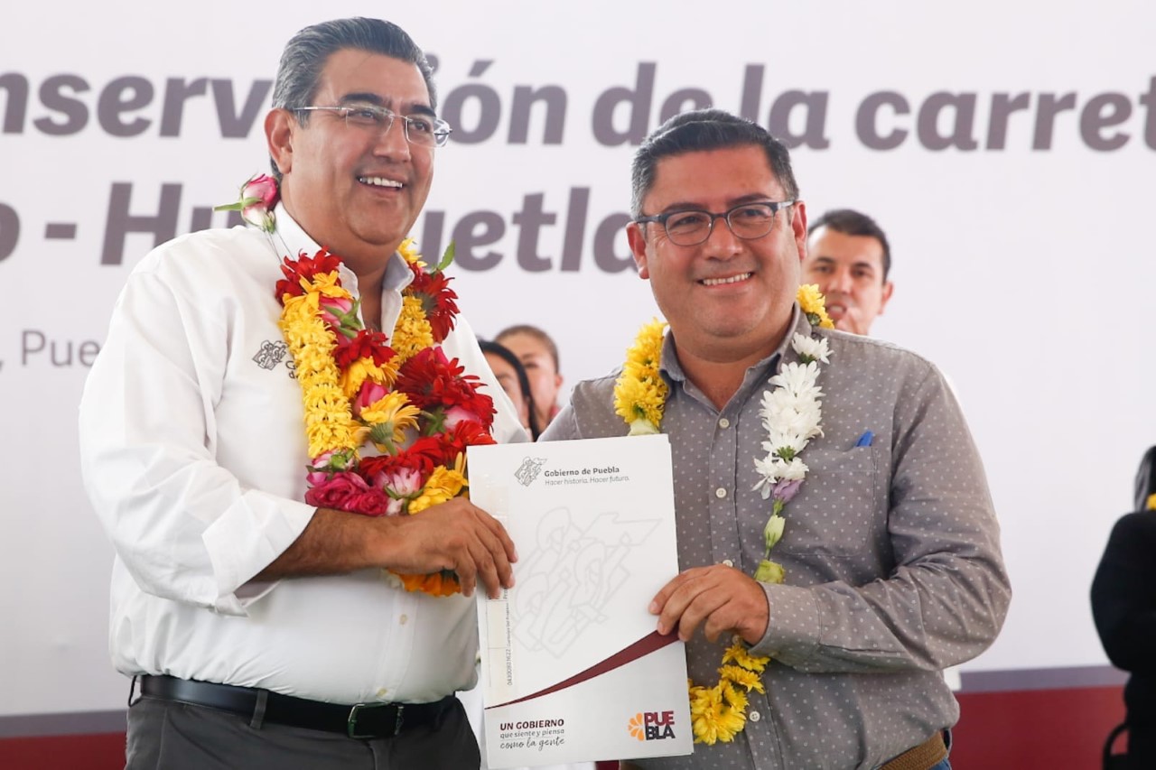 Gobernador Céspedes Peregrina invierte 95 mdp en reconstrucción de carretera 