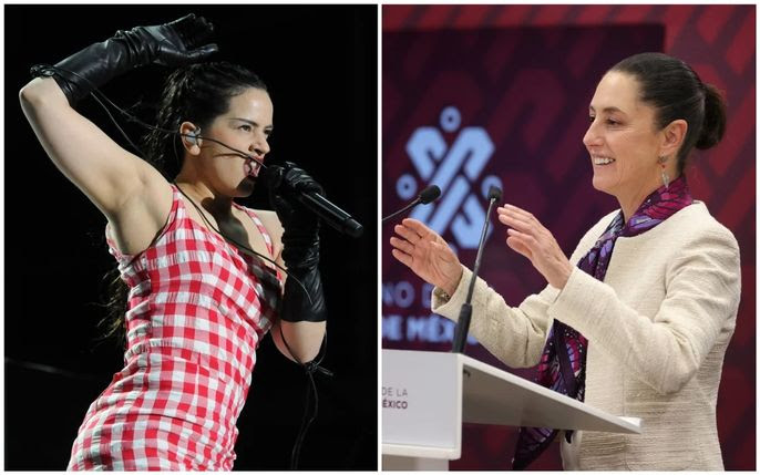 Anuncia Claudia Sheinbaum concierto gratuito de Rosalía en el zócalo de todos los mexicanos el próximo 28 de abril