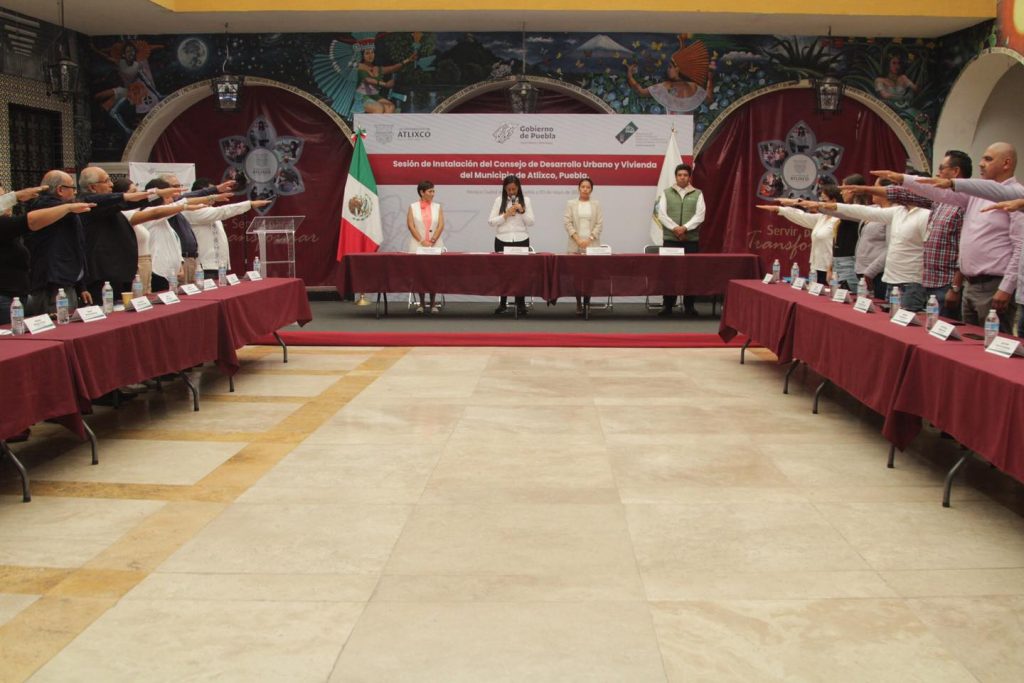 Desde Atlixco: Ariadna Ayala instala el Comité de Desarrollo Urbano