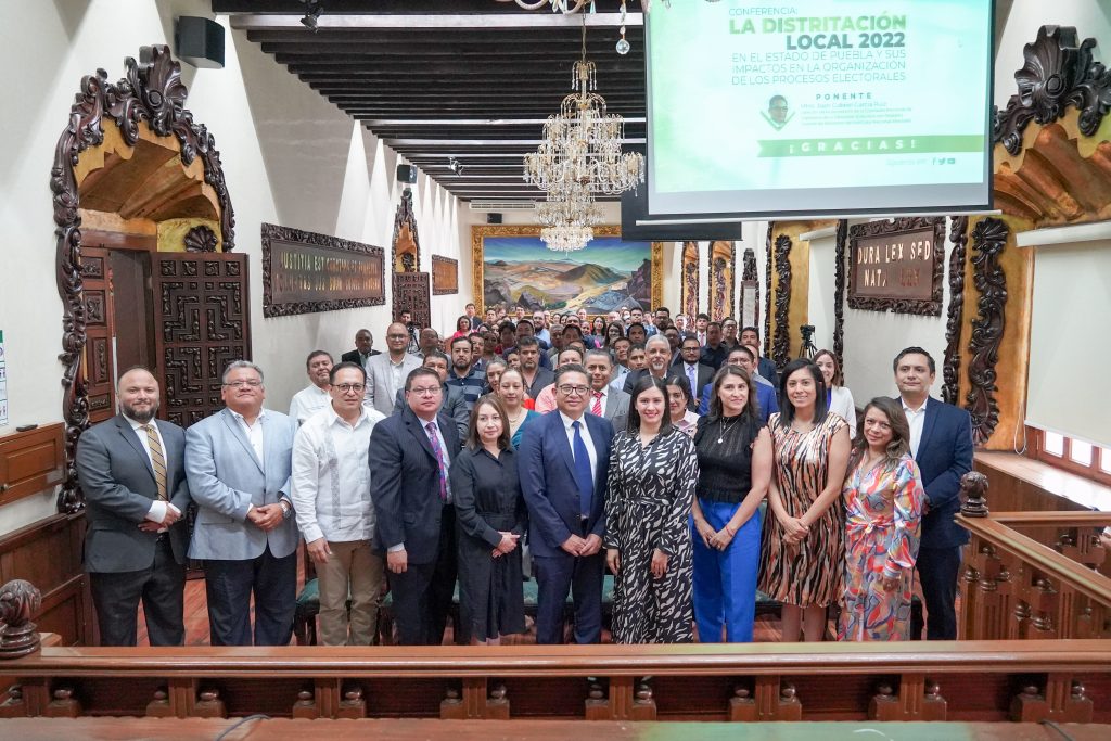 Distritación electoral local en Puebla