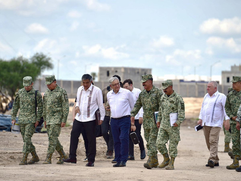 López Obrador recorre aduanas de Tamaulipas