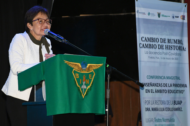 Cada institución debe definir las tareas a emprender para combatir el rezago educativo: Rectora BUAP, María Lilia Cedillo Ramírez