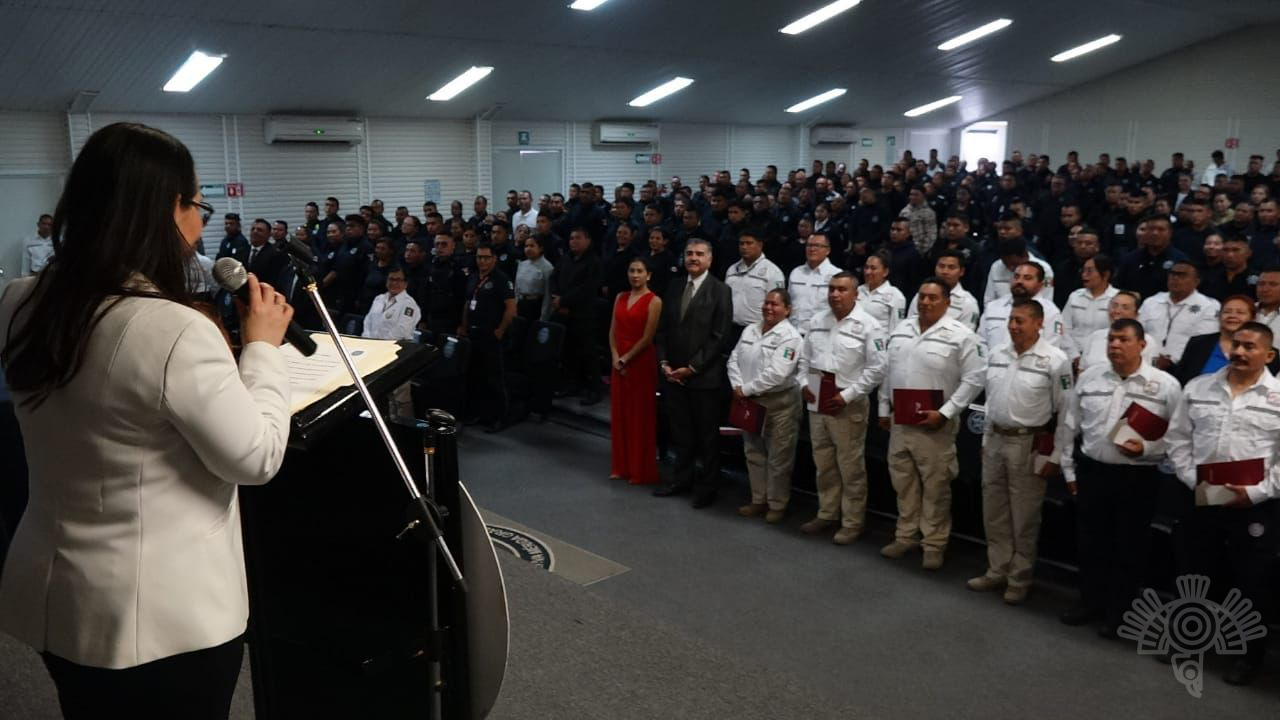 Coadyuva gobierno de Puebla en la profesionalización de policías de 61 municipios