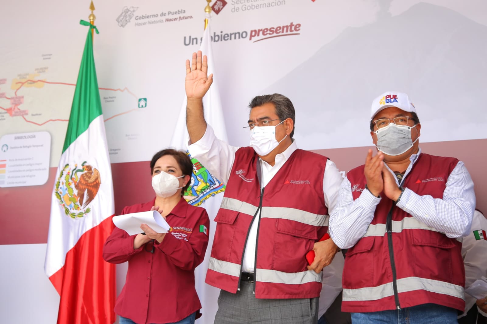 Gobiernos federal, estatal y municipales actúan con responsabilidad ante el Popocatépetl: Céspedes Peregrina