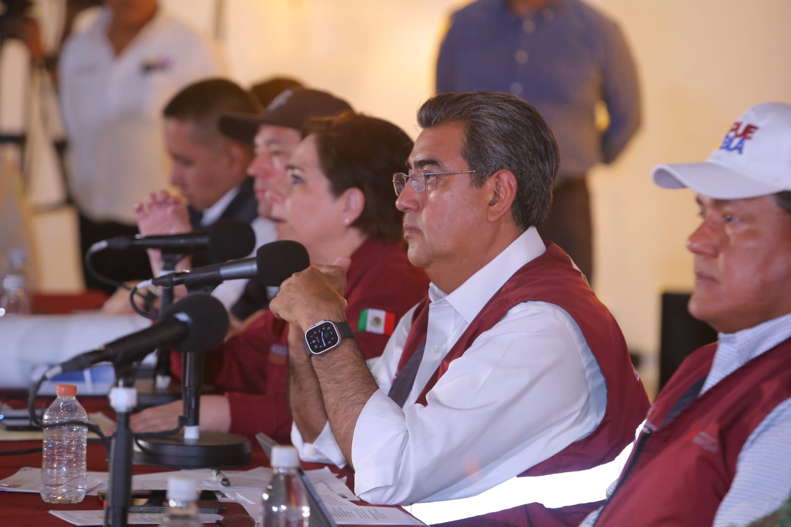 Gobierno de Puebla refuerza prevención ante el Popocatépetl, señaló Sergio Salomón Céspedes