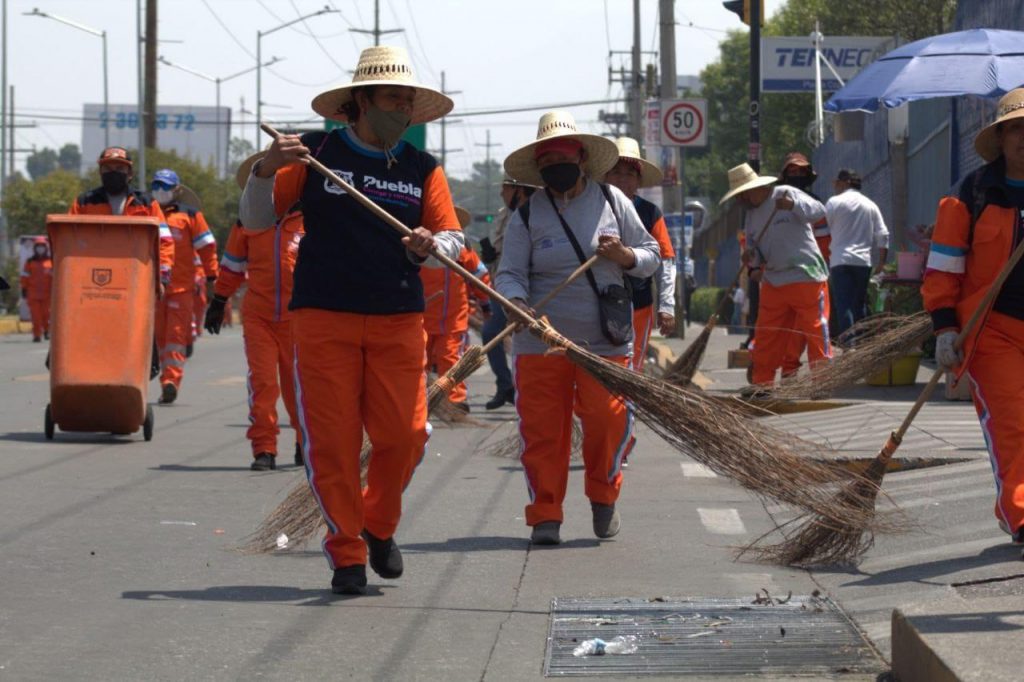 Listos, operativos de seguridad y limpieza para el desfile del 5 de Mayo