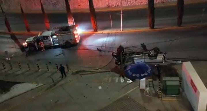 Video desde Puebla: Un muerto y tres heridos por accidente en la calzada Zavaleta