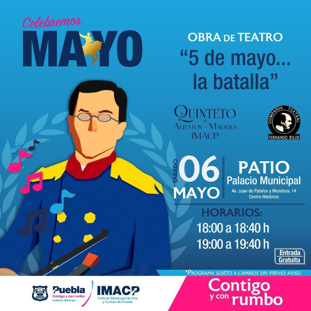 Cartelera artística y cultural por el 5 de mayo