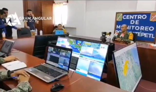 Video desde Puebla: Te presentamos el Centro de Monitoreo del Popocatépetl en la 25 Zona Militar