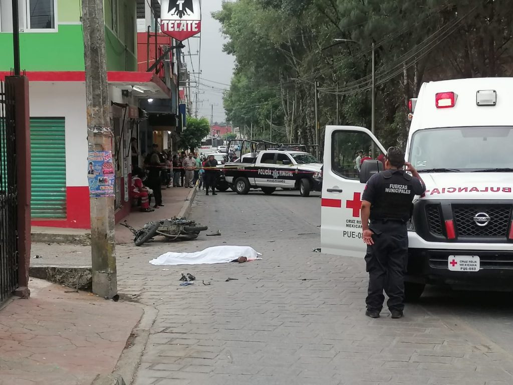 Joven mujer de Huauchinango murió en accidente de motocicleta