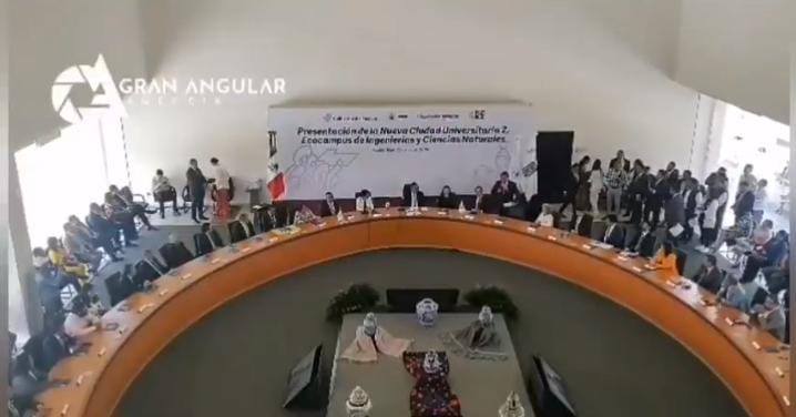 Video desde Puebla: Sergio Salomón Céspedes y Lilia Cedillo anunciaron construcción de Ciudad Universitaria 2