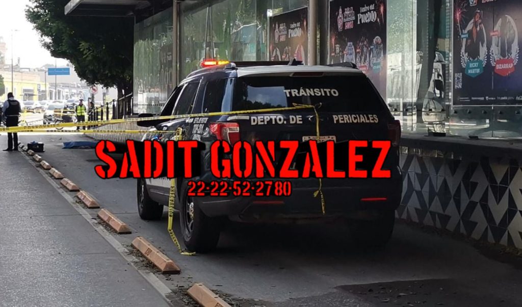 Muere mujer atropellada en el carril de Ruta del bulevar 5 de Mayo