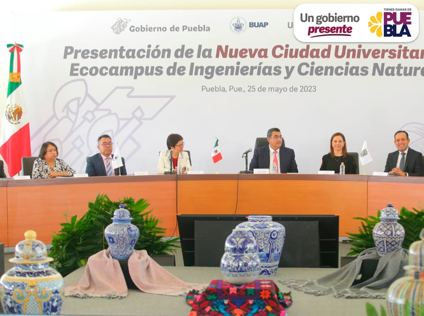 Nueva Ciudad Universitaria BUAP albergará Ingeniería y Ciencias Naturales: Lilia Cedillo y Sergio Salomón Céspedes  