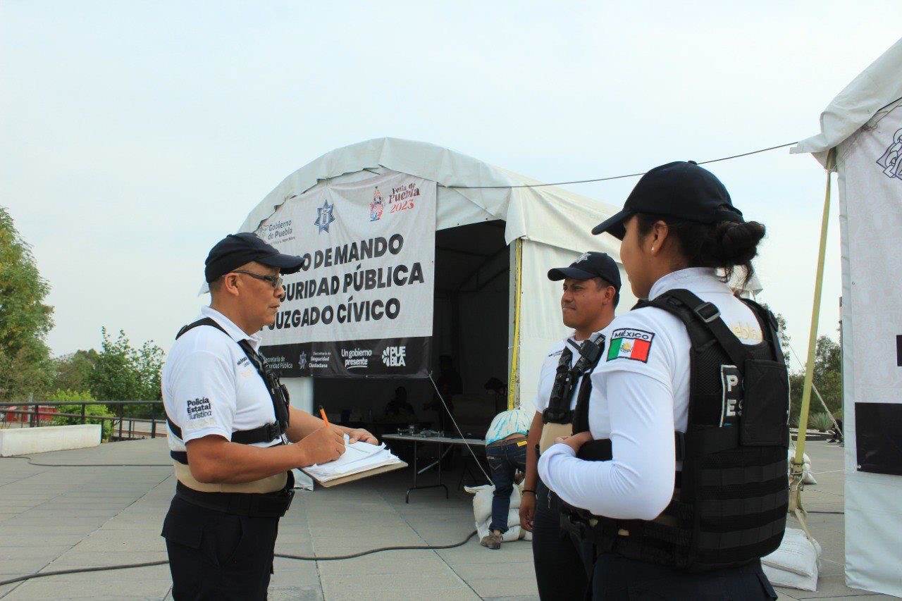 Realiza la SSP recorridos en la Feria de Puebla 2023