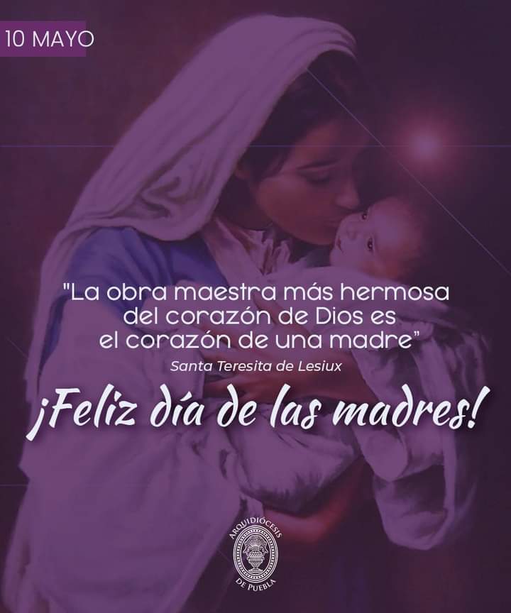 Envía arquidiócesis de Puebla una oración por el Día de las Madres 