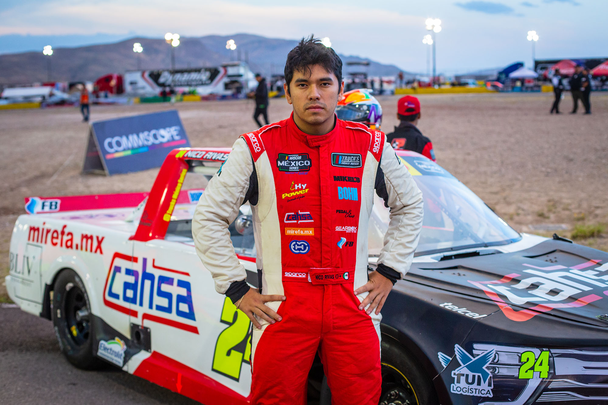En la noche chihuahuense, Nico Rivas sumó un nuevo podio de Trucks México Series