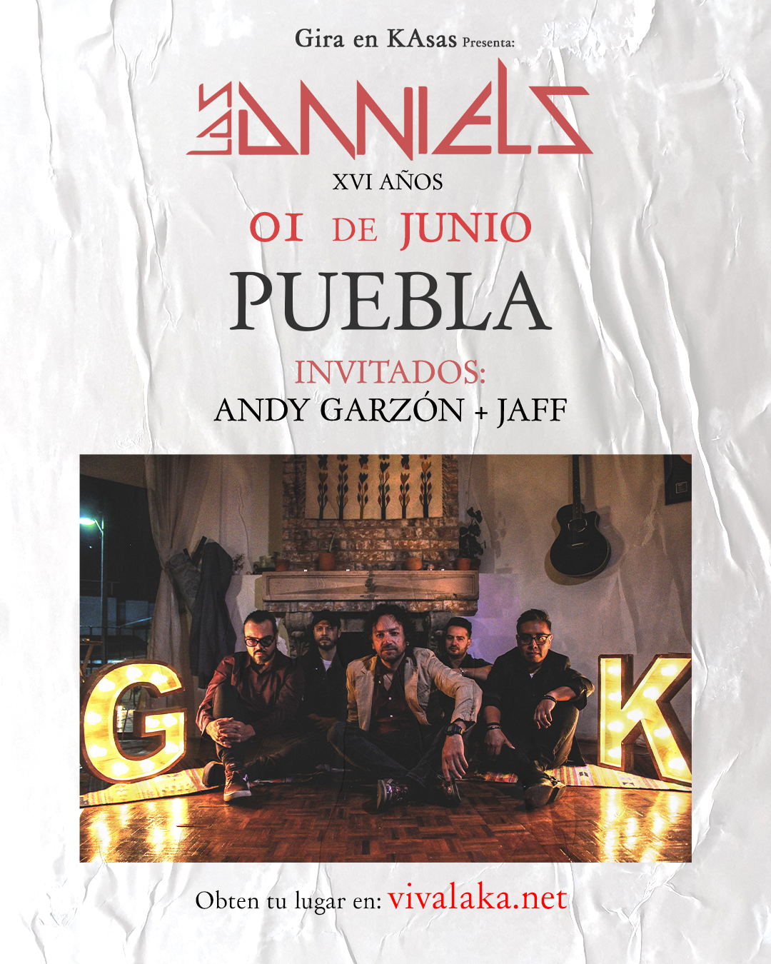 Los Daniels en Puebla, gira en Kasas (1 de junio)