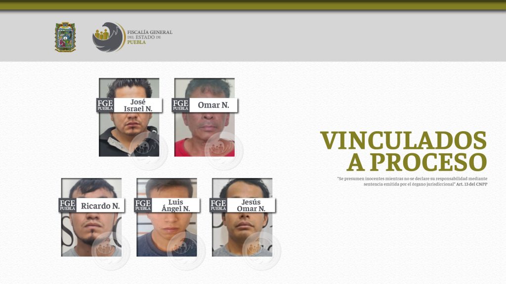 En prisión preventiva cinco hombres por violencia familiar