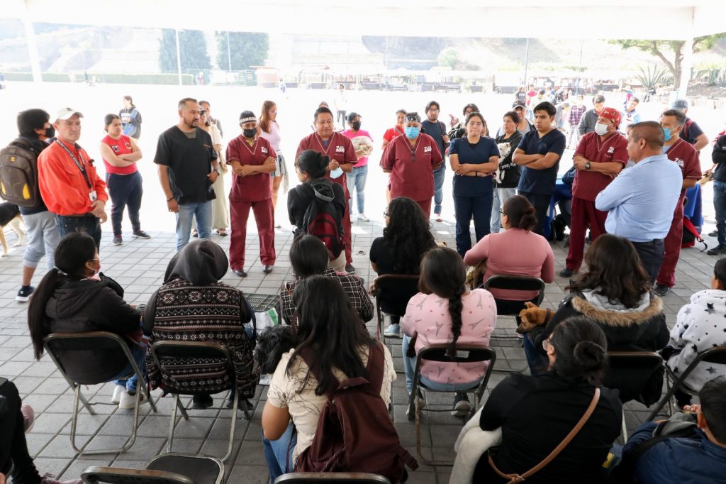 Con jornada de bienestar animal, el gobierno de Cholula otorga servicios en favor de la salud