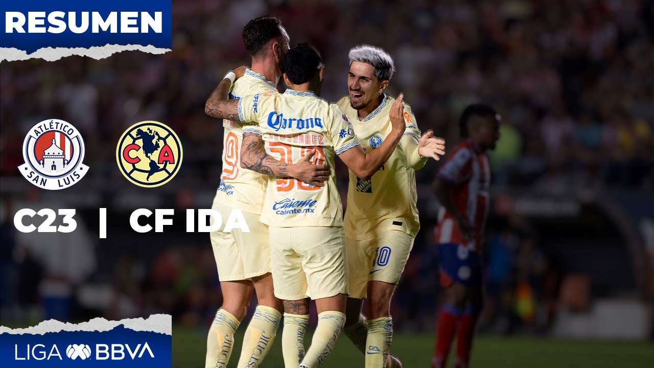 Resumen y goles | América 1(4)-(3)2 Atl San Luis | CL2023 – 4tos VUELTA