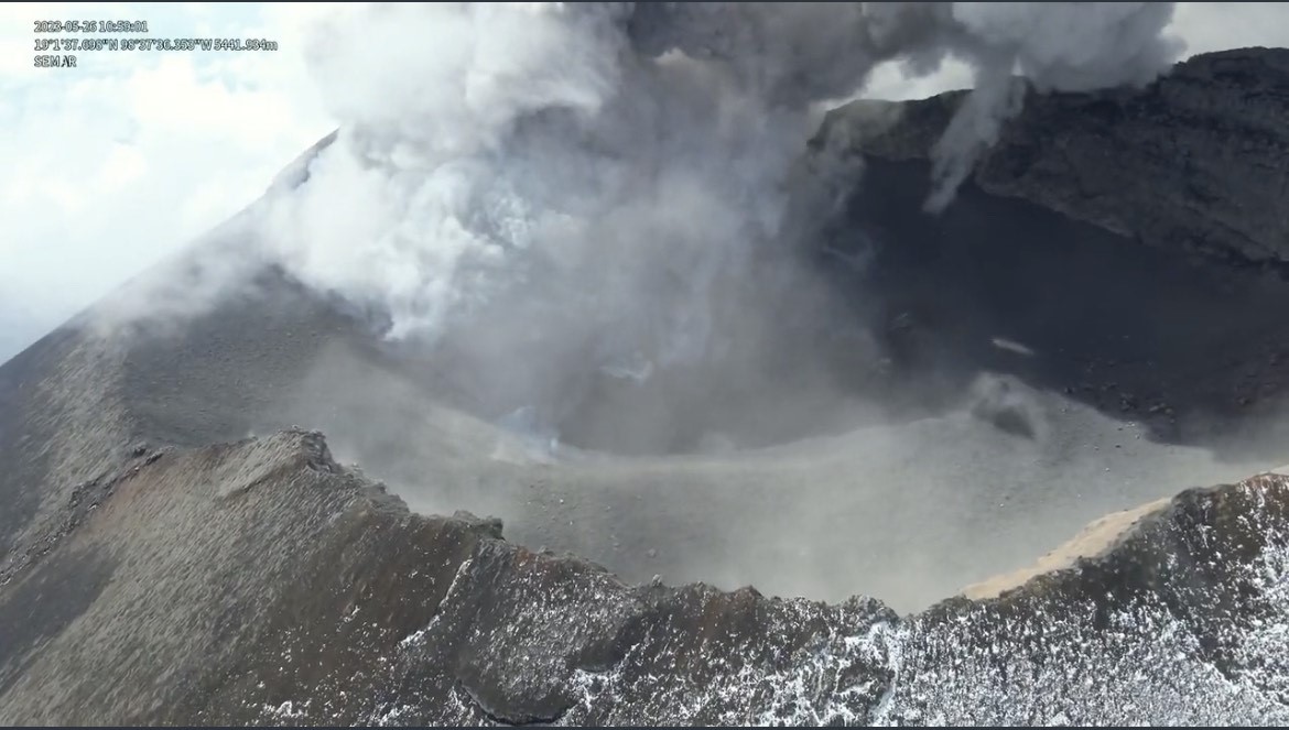 CNPC descarta domo de lava en el Popocatépetl