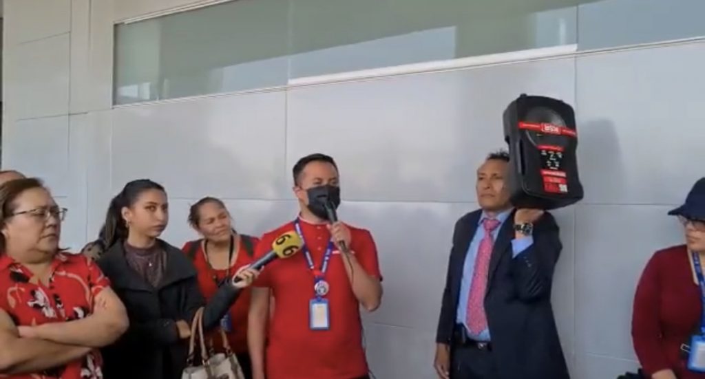 Trabajadores del Poder Judicial realizan paro por aumento de sueldo