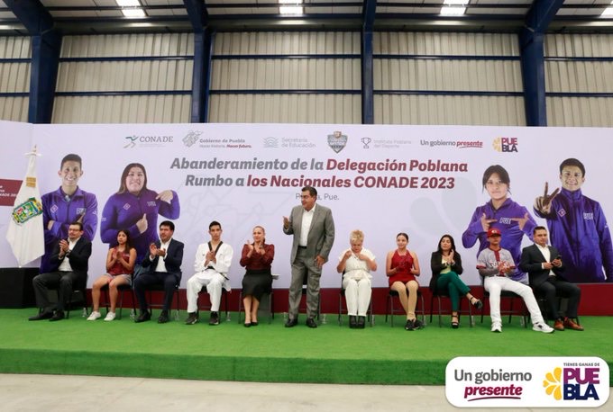 Video desde Puebla: Anuncia Sergio Salomón incremento del 50% para medallistas deportivos