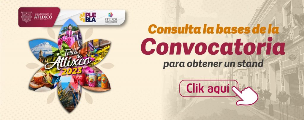 Participa como expositor en la feria de Atlixco 2023