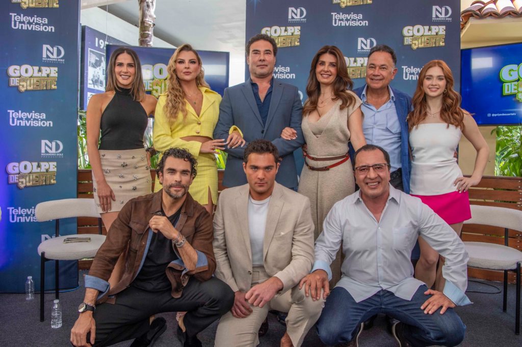 Presentan al elenco de “Golpe de Suerte”, la nueva telenovela de Nicandro Díaz.