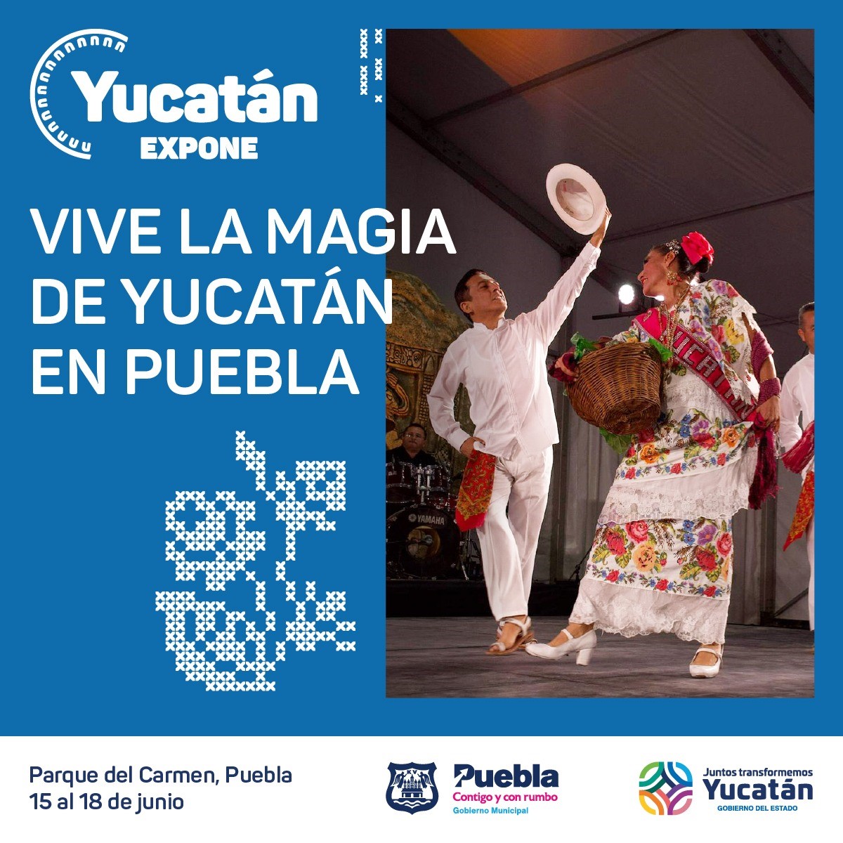 Encuentro gastronómico turístico Puebla-Yucatán en el Jardín del Carmen a partir de mañana