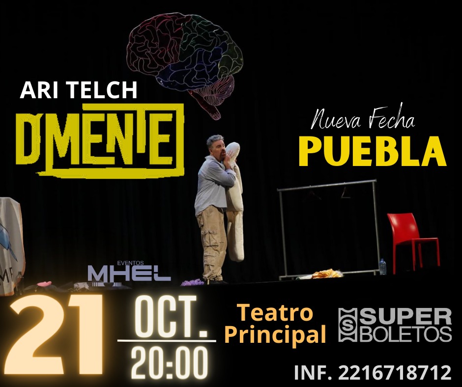 Debido al éxito que ha tenido, nuevamente regresa Ari Telch Puebla con “D’Mente”