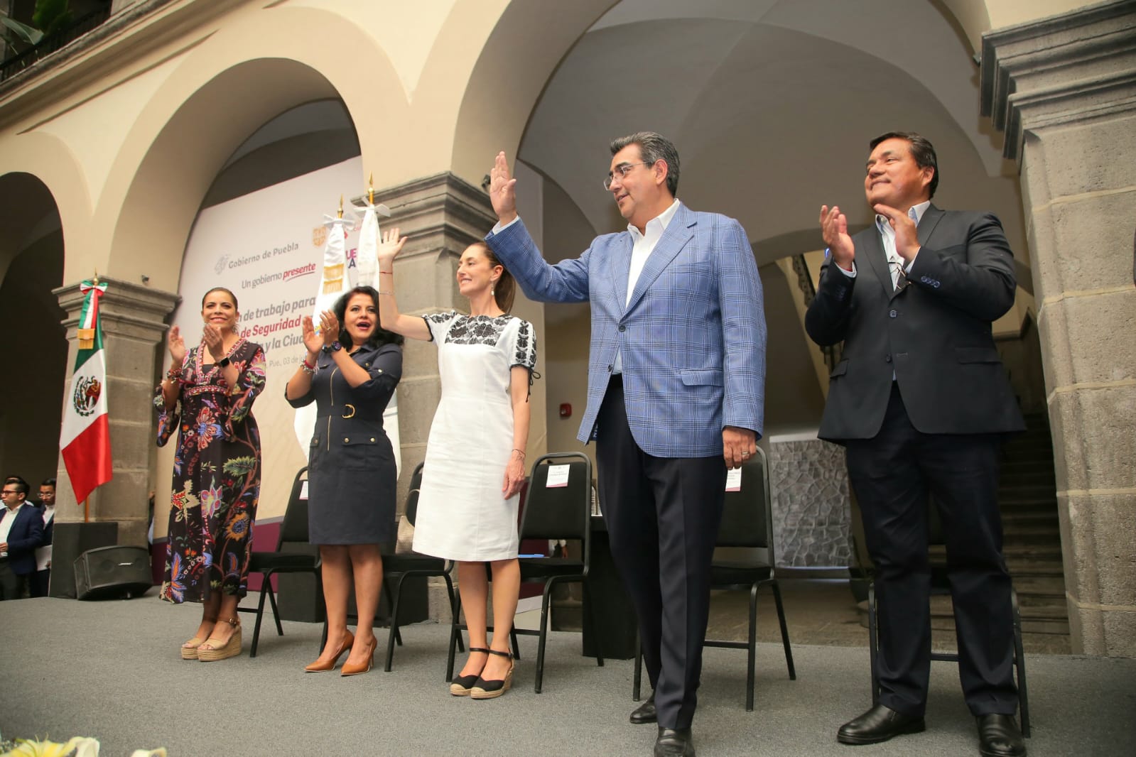 “Puebla y CdMéx, unidos para progresar juntos”: Sergio Salomón