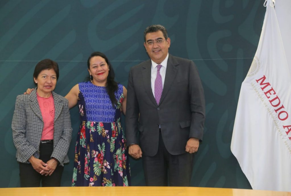 Gobernador Céspedes Peregrina se reunió con la titular federal de Semarnat