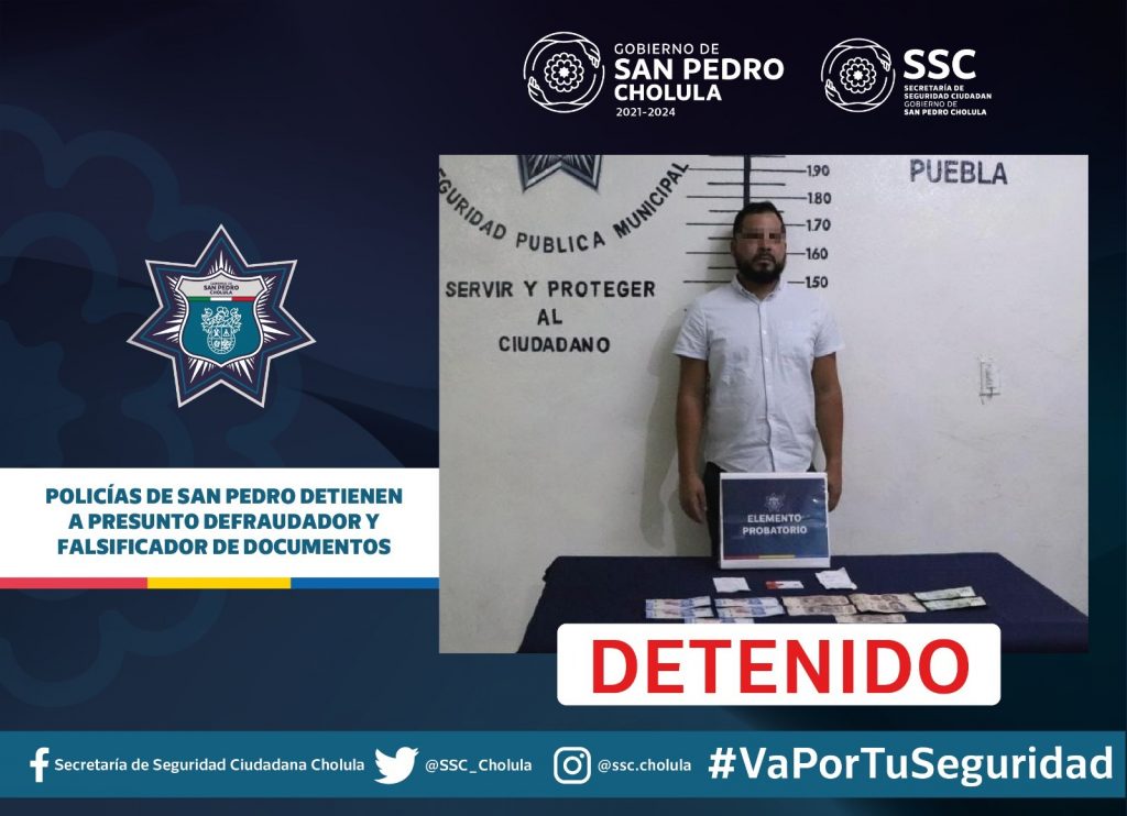 Detenido por defraudador