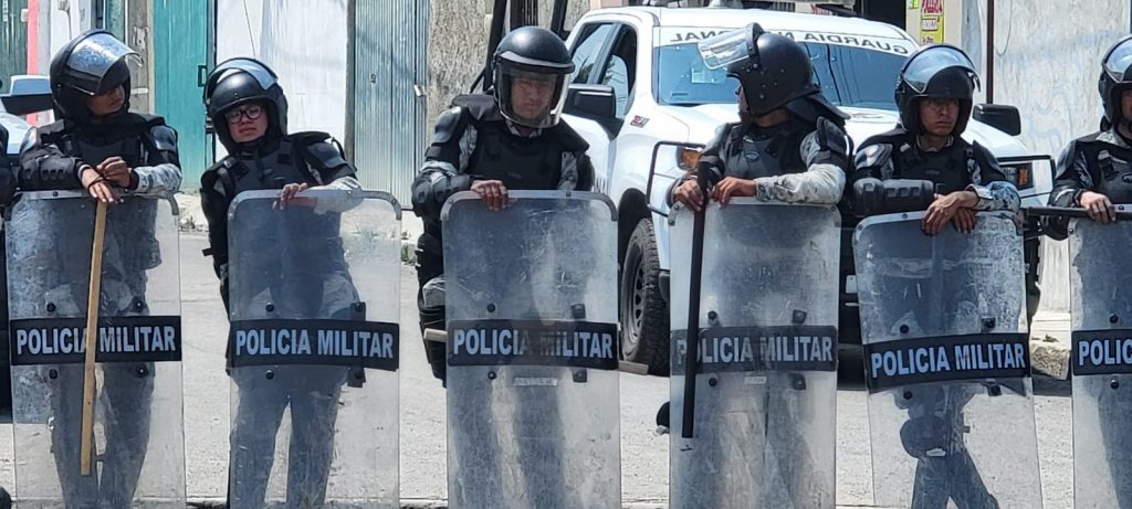 Fuerte operativo en bodega donde vendían combustible de dudosa procedencia en Amozoc