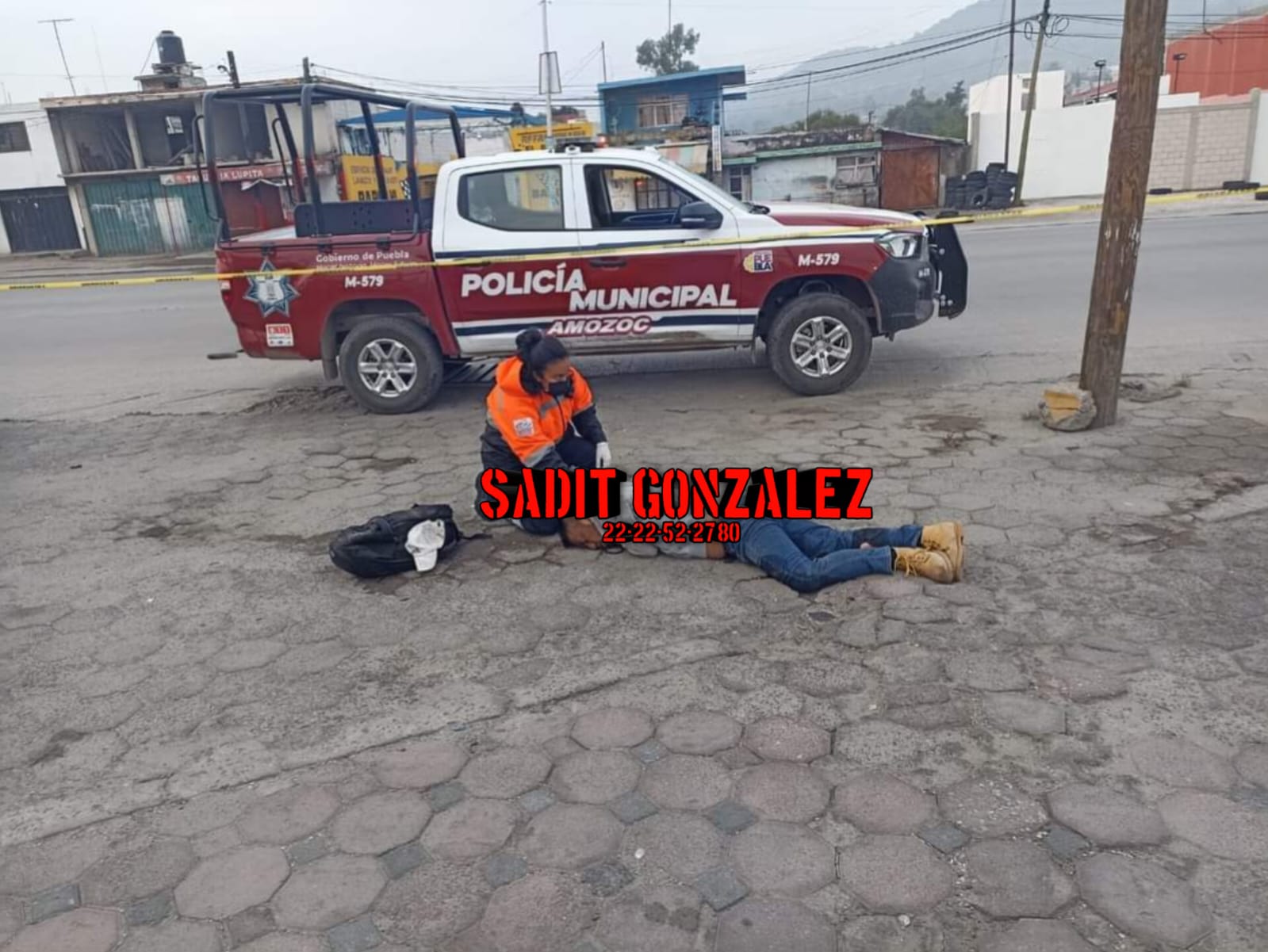 Muere hombre atropellado en Amozoc