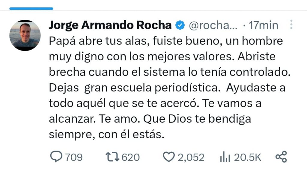 Muere el gran periodista Ricardo Rocha