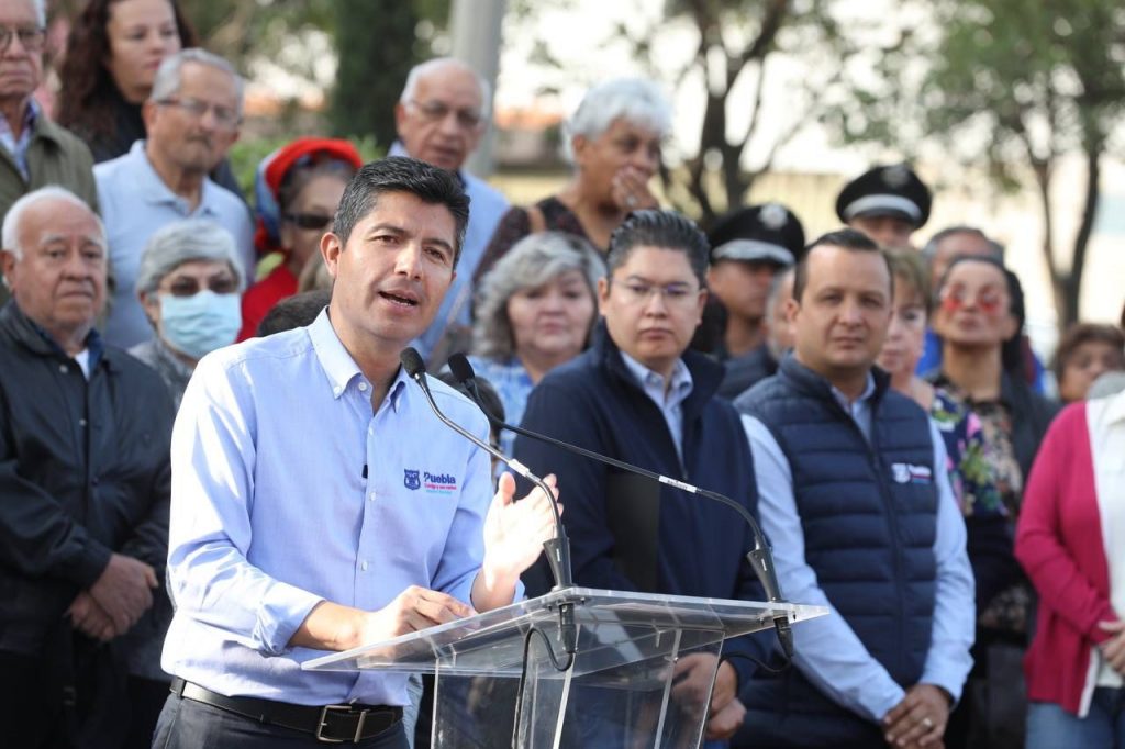 Video desde Puebla: Eduardo Rivera presenta informe por 600 días al frente de la ciudad