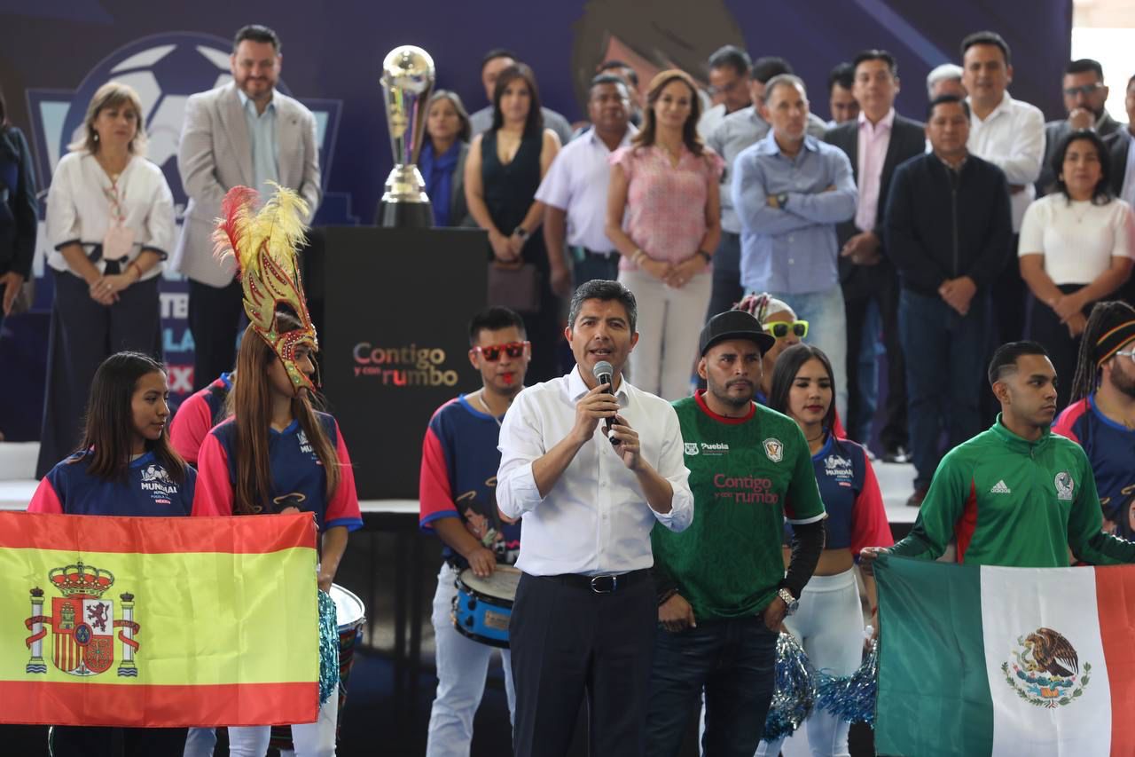 Comienza en Puebla gira del trofeo del Campeonato Mundial Fútbol 7