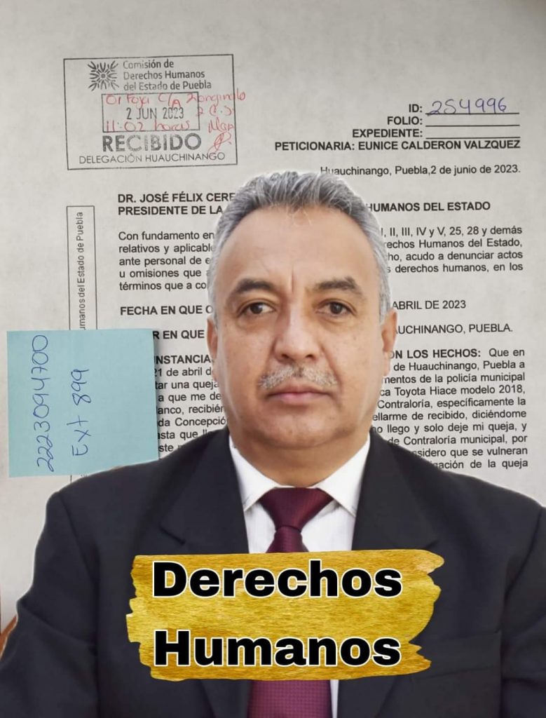 Contraloría de Huauchinango se niega a recibir denuncia contra la policía municipal