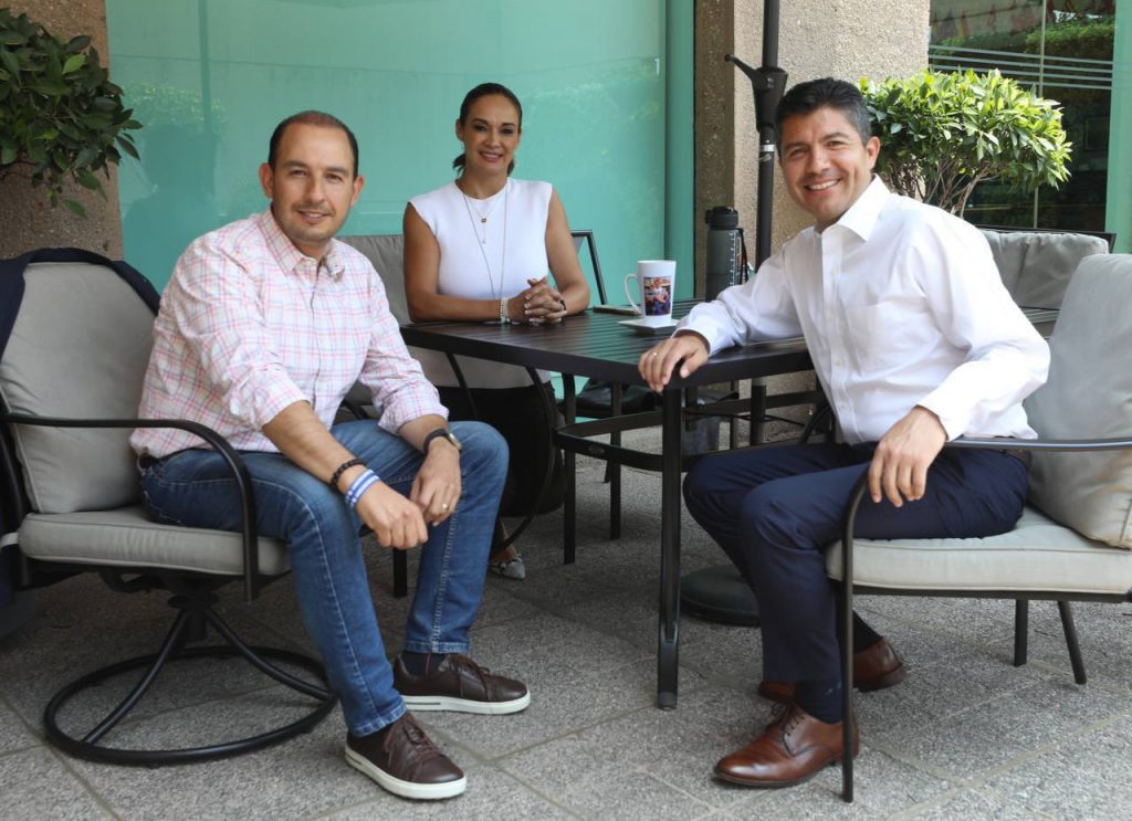 Marko Cortés se reunió con Rivera Pérez