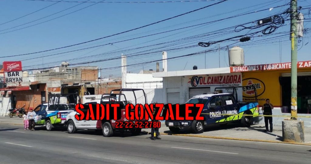 Muerto afuera de un bar en la colonia San Pedro, en Puebla capital