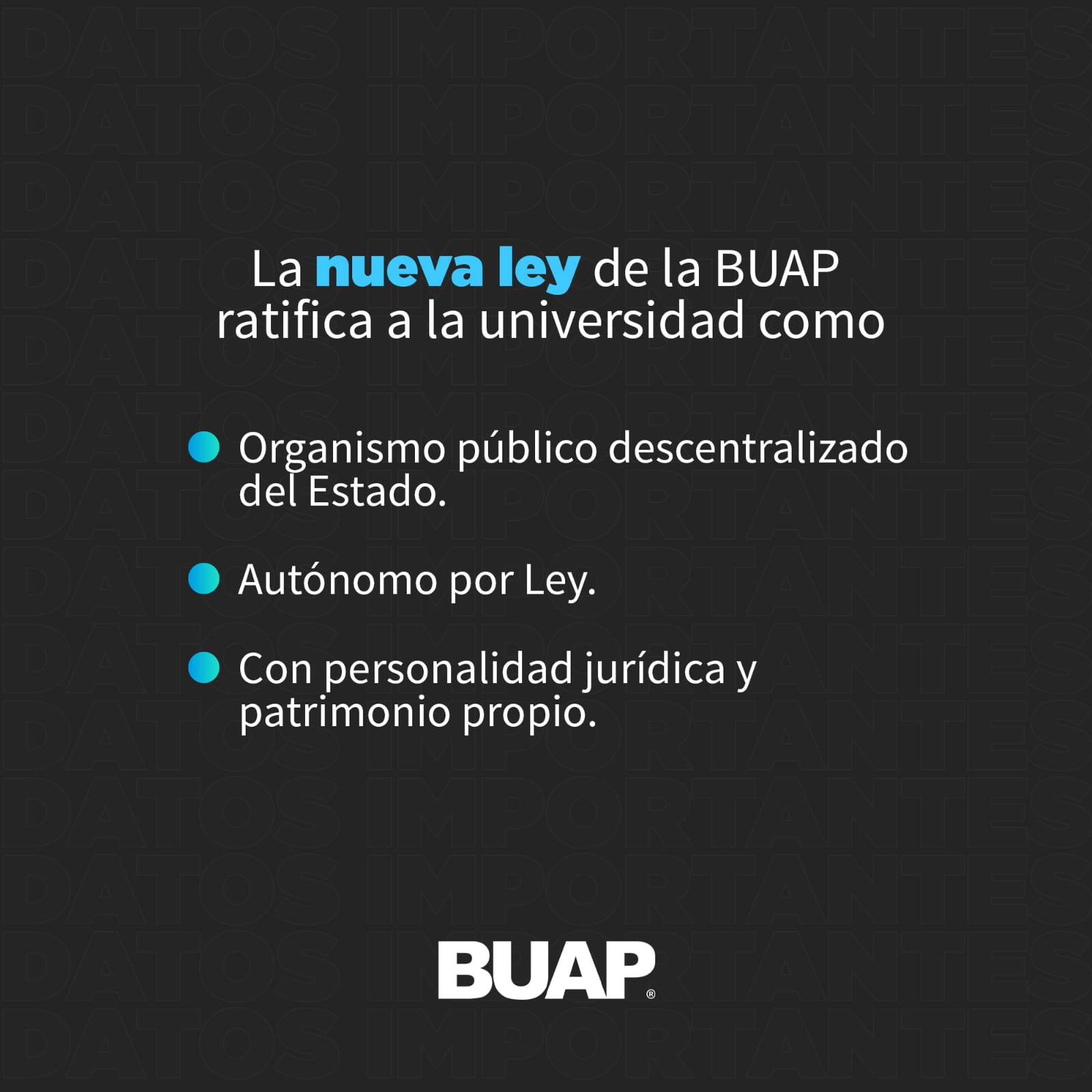 Nuevo marco jurídico ratifica autonomía de la BUAP